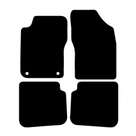 Alfombras de Moqueta,  Fiat BRAVO (1995-2001), Color Negro, Calidad Limited Edition, REF: FT0008L2N