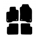 Alfombras de Moqueta,  Fiat PUNTO (1999-2010), Color Negro, Calidad Limited Edition, REF: FT0027L2N