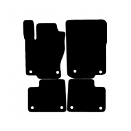 Alfombras de Moqueta,  Mercedes W166 M (2011-2015), Color Negro, Calidad Limited Edition, REF: MC0050L2N