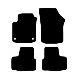 Alfombras de Moqueta,  Seat MII (2012-2019), Color Negro, Calidad Limited Edition, REF: ST0018L2N