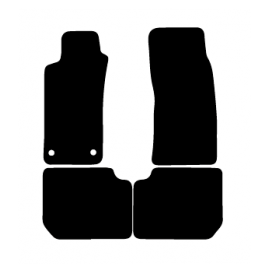 Alfombras de Moqueta,  Ford SIERRA (1982-1993), Color Negro, Calidad Limited Edition, REF: FD0047L2N