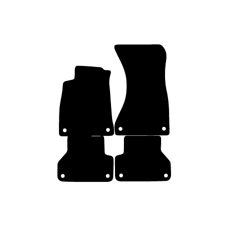 Alfombras de Moqueta,  Audi A4 B9 (2015-Presente), Color Beige, Calidad Limited Edition, REF: AD0015L2B