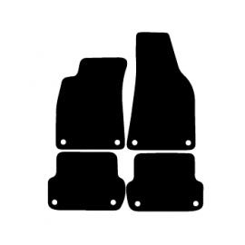 Alfombras de Moqueta,  Audi A4 B6 (2001-2004), Color Antracita, Calidad Limited Edition, REF: AD0012L2A