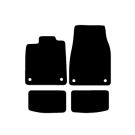 Alfombras de Moqueta, Saab 95 (1997-2010),DELANTERAS, Color Negro, Calidad Standard, REF:SB0004S2N