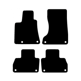 Alfombras de Moqueta, Jeep COMPASS (2017-Presente),DELANTERAS, Color Negro, Calidad Standard, REF:JE0006-1S2N