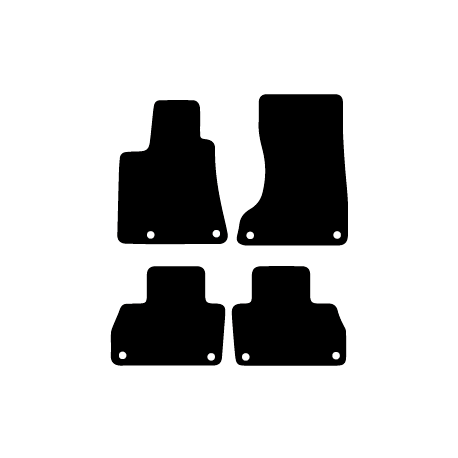 Alfombras de Moqueta, Jeep COMPASS (2017-Presente),DELANTERAS, Color Negro, Calidad Standard, REF:JE0006-1S2N