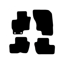 Alfombras de Moqueta, Hyundai KONA (2017-2021), MHEV,DELANTERAS, Color Negro, Calidad Standard, REF:HY0022-1S2N