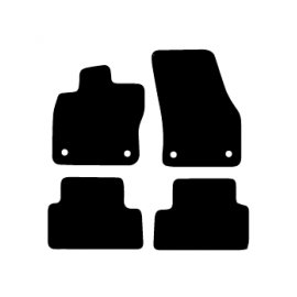 Alfombras de Moqueta, Hyundai I20  T-GDI 48V (2020-PRESENTE),DELANTERAS, Color Negro, Calidad Standard, REF:HY0045S2N