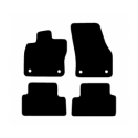 Alfombras de Moqueta, Hyundai I20  T-GDI 48V (2020-PRESENTE),DELANTERAS, Color Negro, Calidad Standard, REF:HY0045S2N