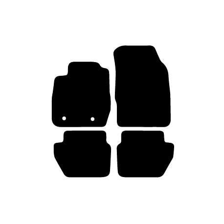 Alfombras de Moqueta, Smart ROADSTER (2003-2005),DELANTERAS, Color GRIS, Calidad Standard, REF:SM0008S2G