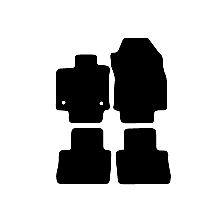 Alfombras de Moqueta, Smart FOR TWO 451 CABRIO (2007-2014),DELANTERAS, Color GRIS, Calidad Standard, REF:SM0006S2G