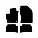 Alfombras de Moqueta, Opel MOKKA ELECTRICO (2021-Presente),DELANTERAS, Color Negro, Calidad Premium, REF:OP0053P2N