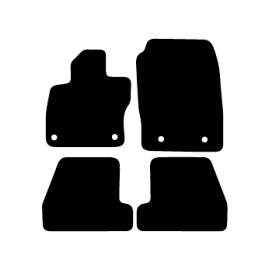 Alfombras de Moqueta, BMW G06 X6 (2019-PRESENTE),DELANTERAS , Color Negro, Calidad Elegance, REF:BW0079E2N