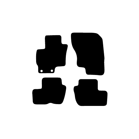 Alfombras de Moqueta, BMW E66 SERIE 7 LARGO 2001-2009,DELANTERAS , Color Negro, Calidad Elegance, REF:BW0078E2N