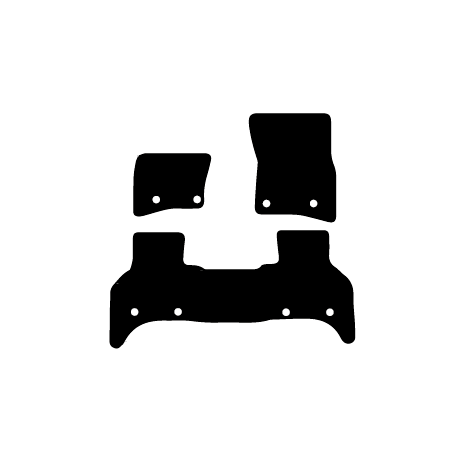 Alfombras de Moqueta, Hyundai KONA (2021-PRESENTE) ELECTRICO,DELANTERAS,  Negro, Calidad Elegance, REF:HY0046-1E2N