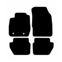 Alfombras de Moqueta, Smart ROADSTER (2003-2005),DELANTERAS, Color Antracita, Calidad Limited, REF:SM0008L2A
