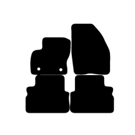 Alfombras de Moqueta, Ford Kuga (2011-2013),5 PLAZAS, Color Negro, Calidad Standard, REF:FD0027-1S5N