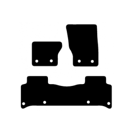 Alfombras de Moqueta, LAND ROVER RANGE ROVER SPORT V8 SUPERCHARGED (Desde 2017),5 PLAZAS, Negro, Standard, REF:LR0023S5N