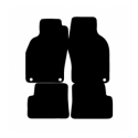 Alfombras de Moqueta, Saab 93 CABRIO (1998-2003),5 PLAZAS, Color Negro, Calidad Standard, REF:SB0002S5N