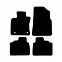 Alfombras de Moqueta, Toyota CAMRY (2019 - ),5 PLAZAS, Color Negro, Calidad Standard, REF:TY0050S5N