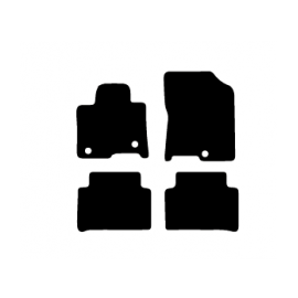 Alfombras de Moqueta, KIA SORENTO 2020,5 PLAZAS CON PUENTE, Color Negro, Calidad Standard, REF:KI0041S5PTN