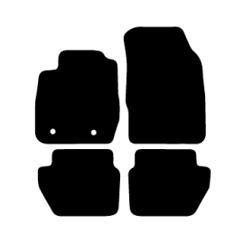 Alfombras de Moqueta, Ford ECOSPORT (2012-2017),5 PLAZAS, Color Gris Jaspeado, Calidad Standard, REF:FD0048S5GJ