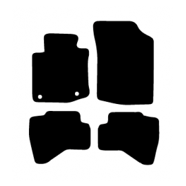 Alfombras de Moqueta, Peugeot 107 (2005-2014),5 PLAZAS, Color Gris Jaspeado, Calidad Standard, REF:PG0002S5GJ