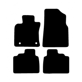 Alfombras de Moqueta, Toyota CAMRY (2019 - ),5 PLAZAS, Color Gris Jaspeado, Calidad Standard, REF:TY0050S5GJ