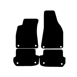 Alfombras de Moqueta, AUDI A4 B6 CABRIO (2002-2006),5 PLAZAS, Color NEGRO, Calidad ELEGANCE, REF:AD0052E5N