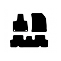 Alfombras de Moqueta,  Citroen C4 SPACETOURER (2018-Presente), Color negro, Calidad Standard, REF: CT0021S2N